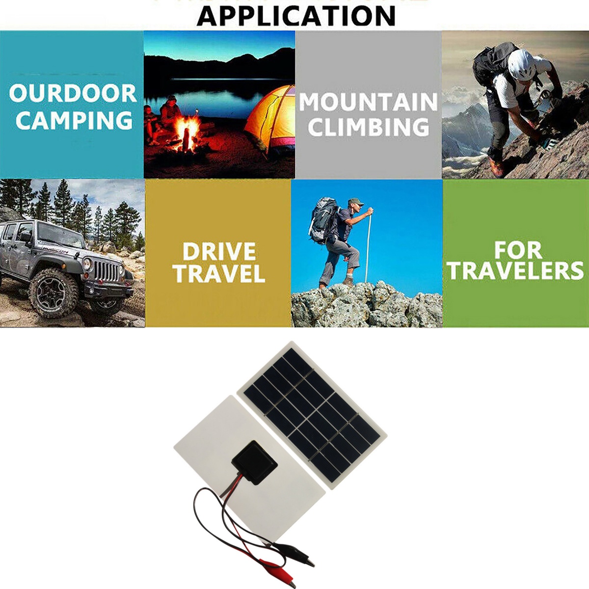 แผงโซลาร์เซลล์ขนาดเล็กแบบขายส่ - Solar Emergency Charger บทวิจารณ์และราคา