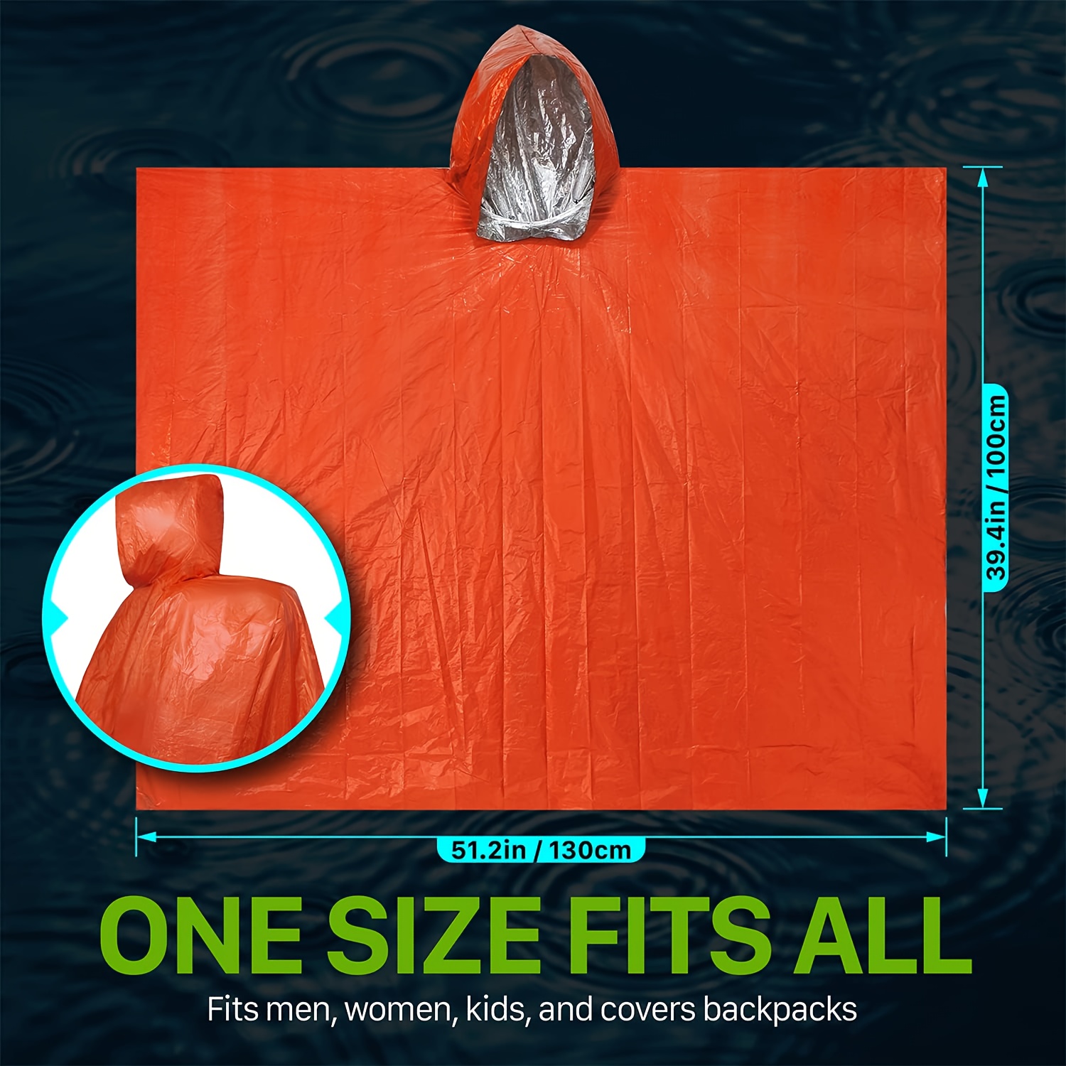 เสื้อกันฝนฉุกเฉินแบบสะท้อนความ - Survival Blanket Reflective บทวิจารณ์และราคา