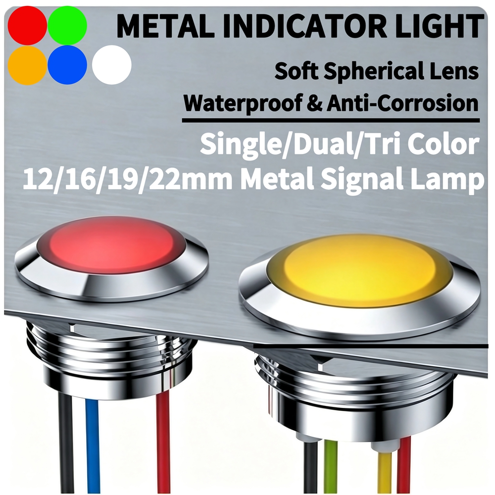 ไฟแสดงสถานะ LED โลหะ ขนาด 12 ม - Signal Panel Orange บทวิจารณ์และราคา