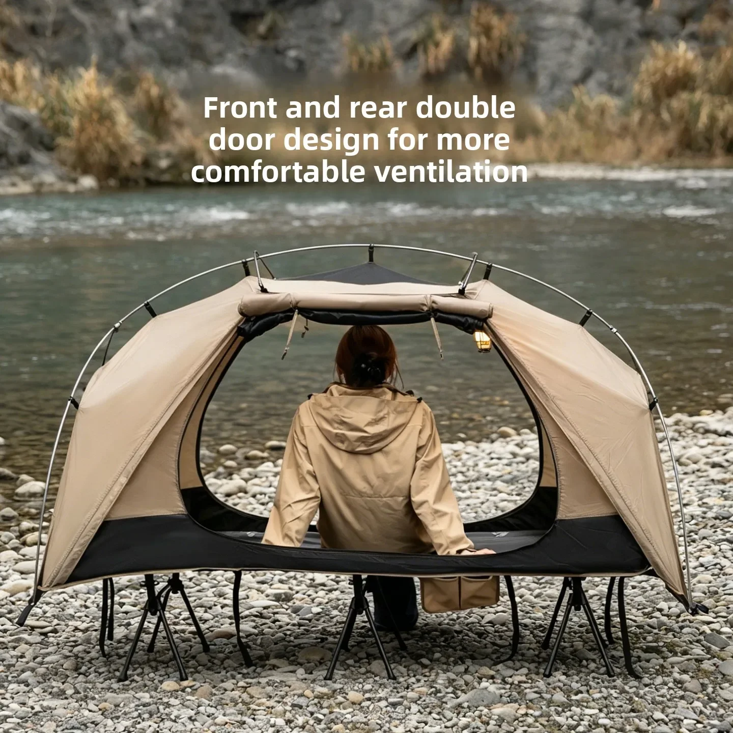 เต็นท์นอนสำหรับตั้งแคมป์กลางแจ - Emergency Mylar Tent บทวิจารณ์และราคา
